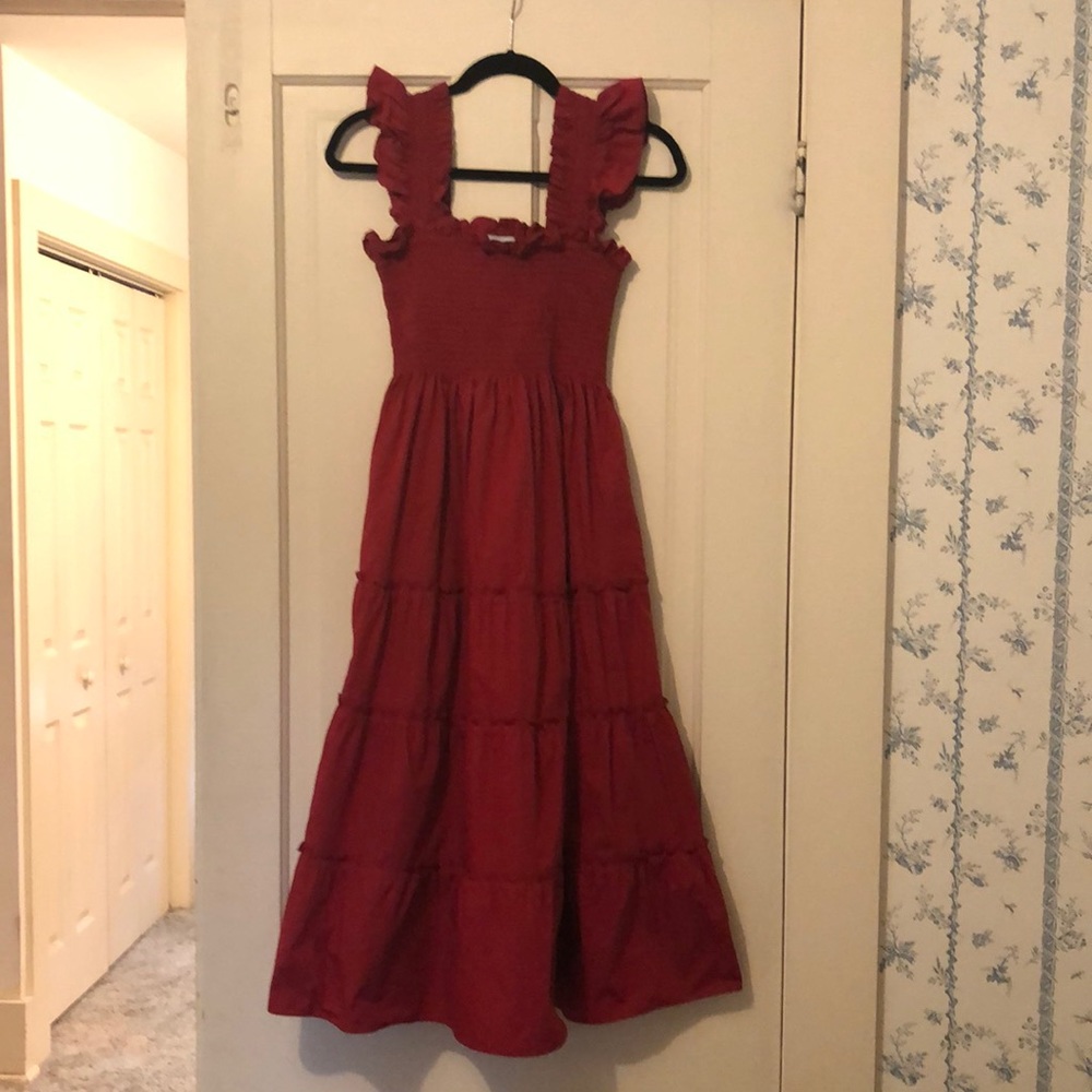 Hill House Home Ellie Nap Dress in Victorian Red